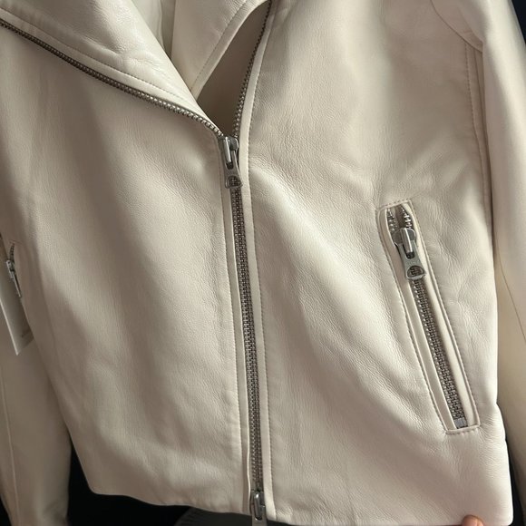 Aritzia Wilfred Diaz Leather Jacket NWT - Picture 4 of 7